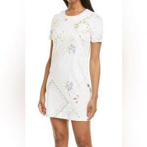 NWOT Tory Burch Printed Handkerchief Mini Dress